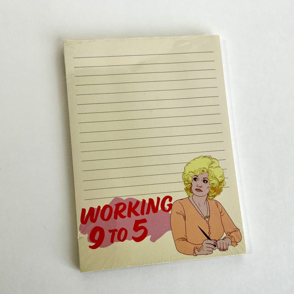 Working 9 to 5 Notepad