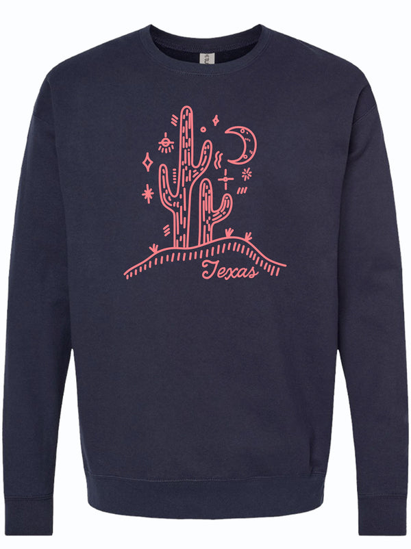 Cactus Texas Crew Neck Sweater
