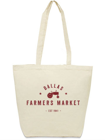 Dallas Farmers Market canvas tote bag