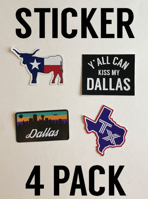 Bullzerk Stickers- 4 Pack - Bullzerk