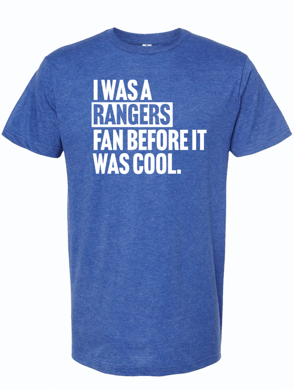Rangers fan shirts sales