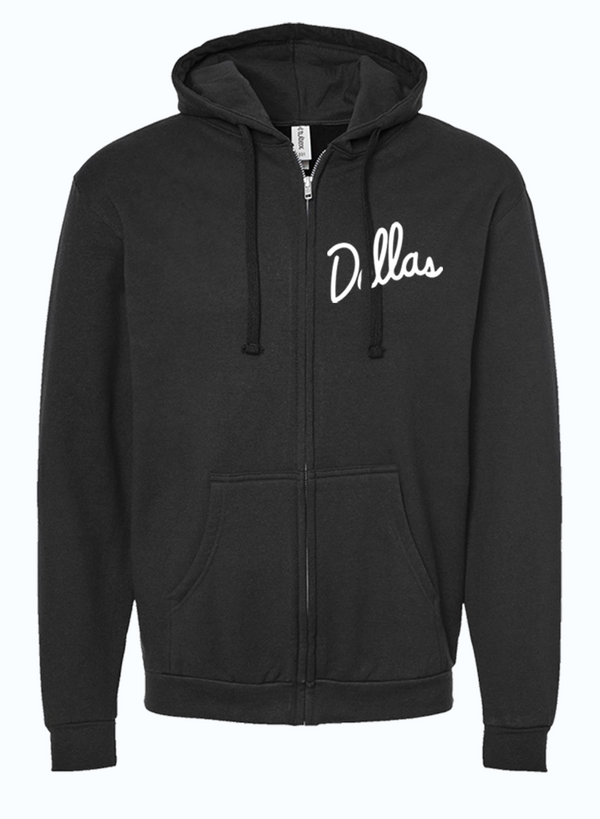Dallas Neon Zip Up Hoodie