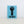 Rectangular, light blue magnet with the Big D design. 