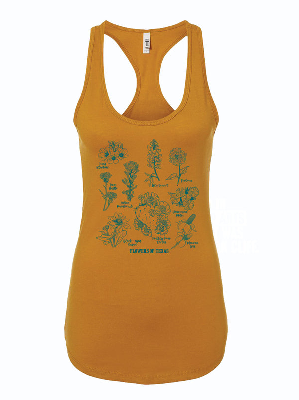 Women's Flowers of Texas Racer Tank