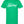 Green tshirt with graphic of text reading 