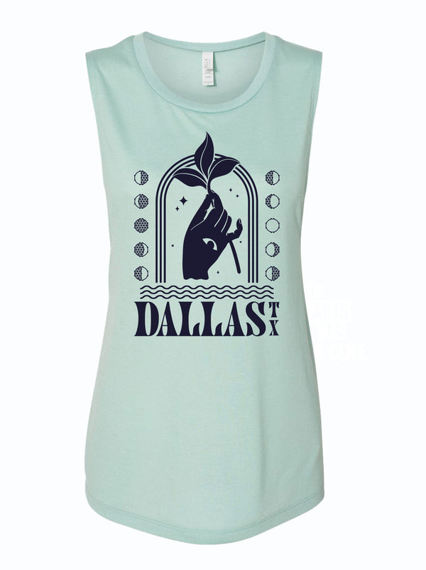 Women s Mystic Dallas Muscle Tank Bullzerk