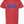 Red tshirt with text reading 