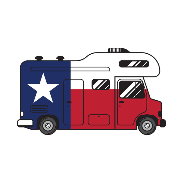 RV Texas Sticker