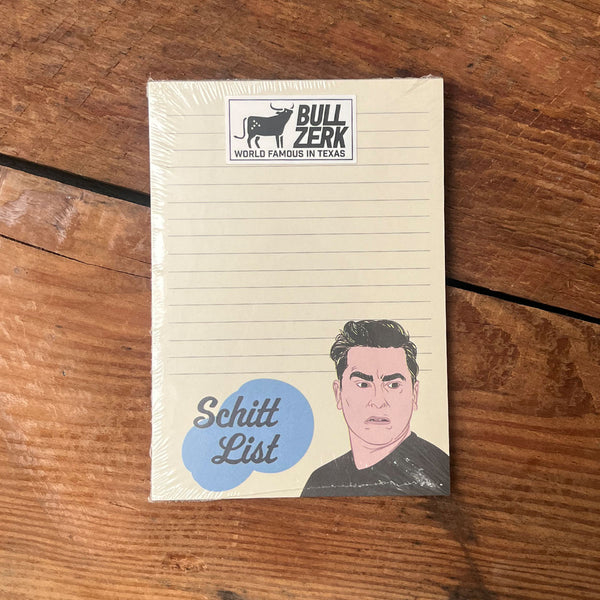 Schitt List Notepad