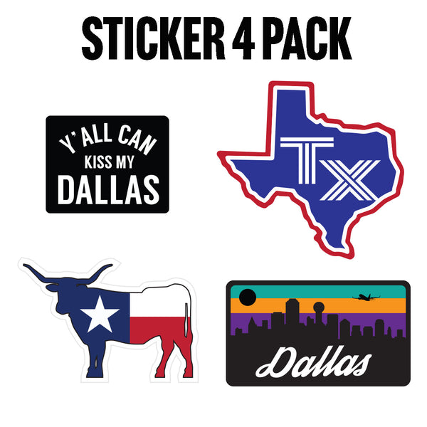 Bullzerk Stickers- 4 Pack