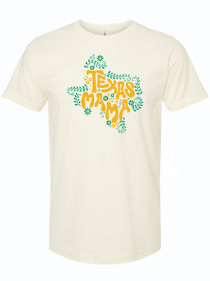 Mother's Day Gift Box featuring a stylish Texas Mama t-shirt, perfect for celebrating motherhood. This Texas themed gift is a part of our Texas Made Gifts collection, ideal as a souvenir from Texas or a Dallas souvenir, making it a great choice for Texan gifts.