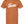 Rust orange tshirt with a graphic design of TEXAS written in a white, bubble lettered script font. 