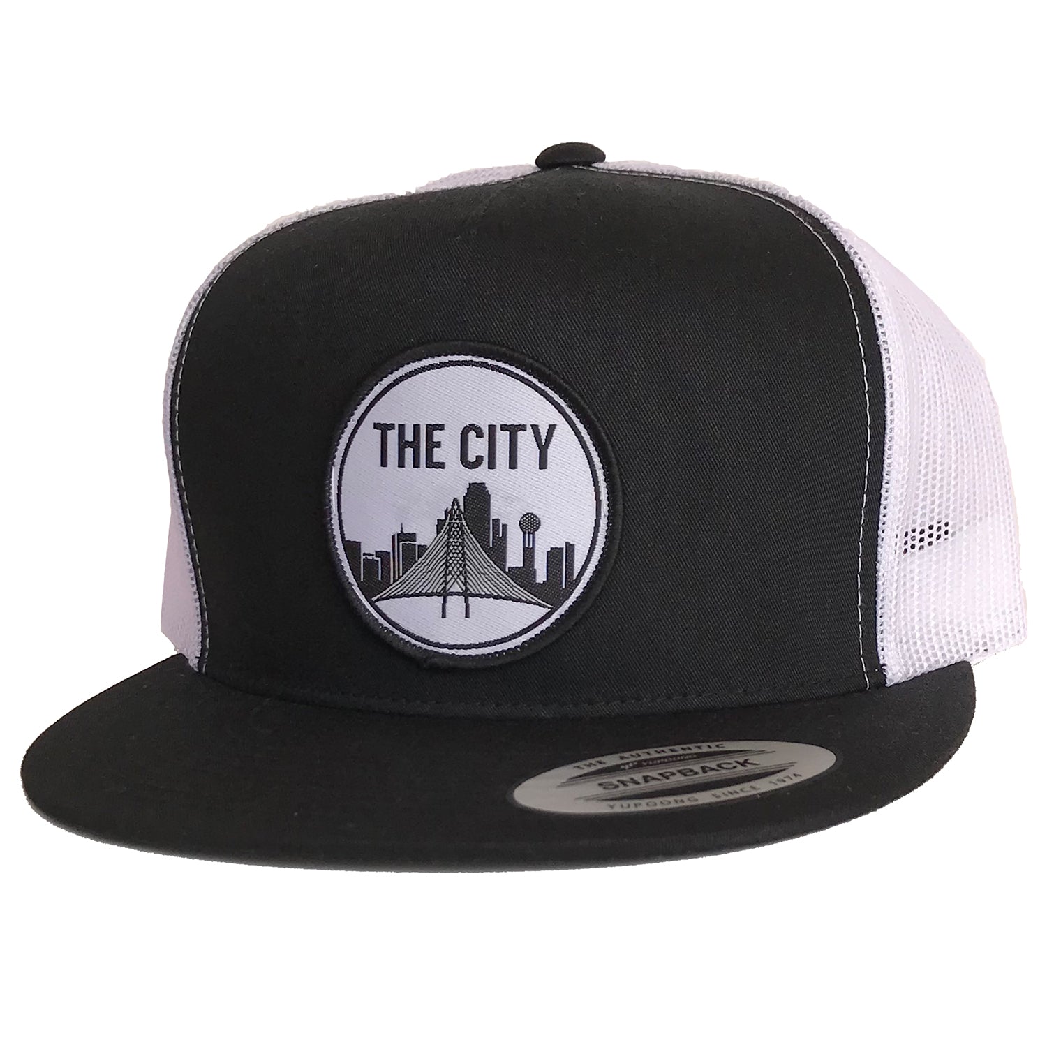 The City Patched Flat Bill Hat