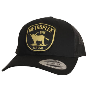 Metroplex Patched Curved Bill Hat - Bullzerk