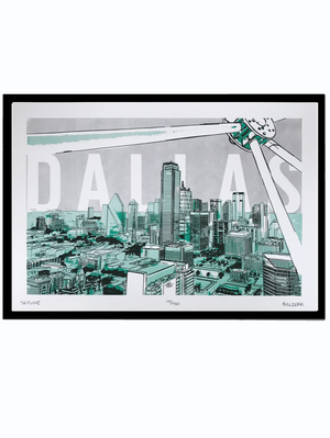 SKYLINE Art Print - Bullzerk