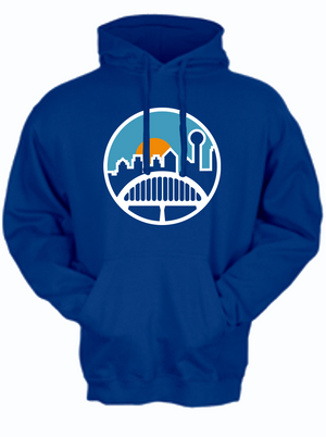 Circle Skyline Pullover Hoodie - Bullzerk