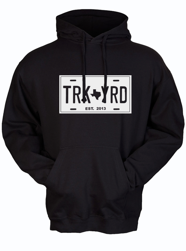 Truck Yard License Plate Pullover Hoodie - Bullzerk