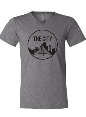 The City V-Neck - Bullzerk