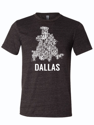 Dallas neighborhood shirt from Bullzerk