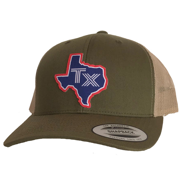 TX Silhouette Patched Curved Bill Hat - Bullzerk