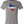 Gray tshirt with a graphic design of the shape of Texas and the text 
