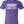 A purple shirt that reads 