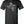 a black shirt with a graphic depicting various Dallas themed icons making up the silhouette of Texas in white ink.
