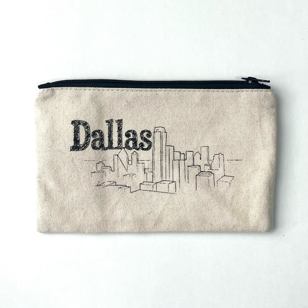 Dallas Skyline Pencil Bag