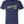 Denim blue tshirt with text reading 
