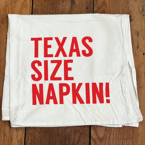 Texas Size Napkin Tea Towel