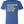 Royal blue tshirt with text reading 