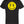 Black tshirt witha graphic design of a yellow smiley face that has face tattoos and the letters T and X as eyes. 