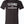 Dark, charcoal gray tshirt with text reading 
