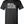 Black tshirt with text reading 