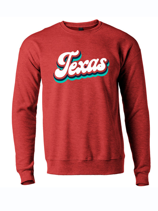 Texas Script Crewneck Sweater - Bullzerk