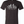 Dark, charcoal gray tshirt with graphic design of the Truck Yard logo with the silhouette of a man and a woman on top. 