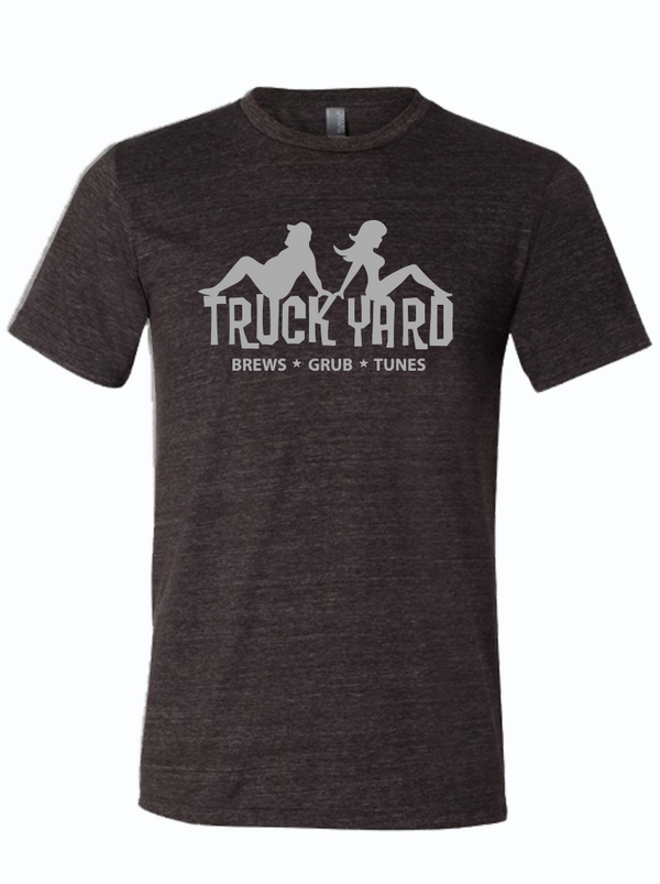 Truck Yard Body Silhouette T-shirt featuring a cool graphic design, perfect for showcasing your Texas pride. This stylish shirt makes a great Texas themed gift or souvenir from Texas, ideal for anyone looking to celebrate Dallas culture and style. A must-have for Texan gifts enthusiasts.